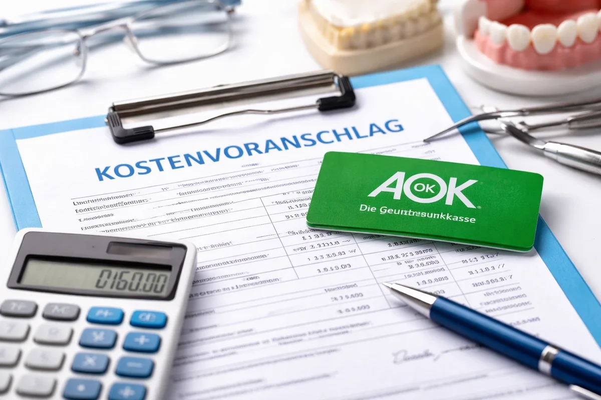 kostenvoranschlag zahnarzt aok