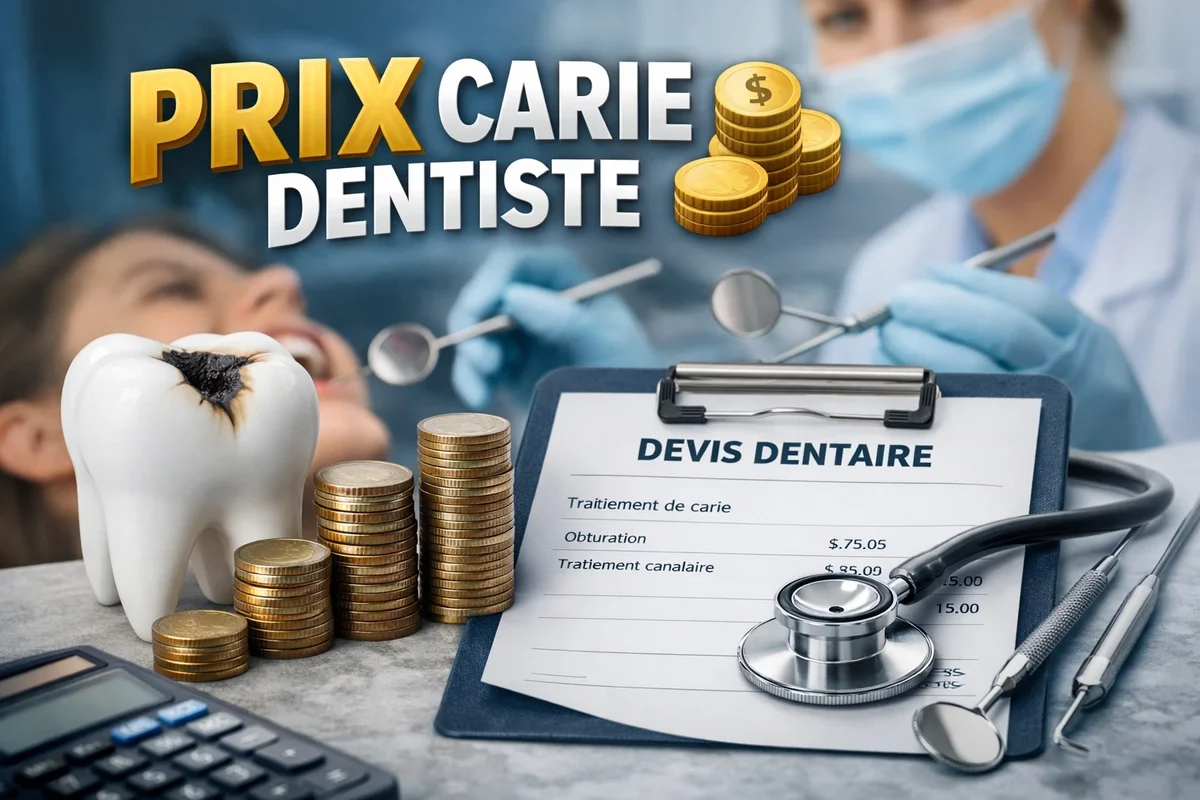 prix carie dentiste