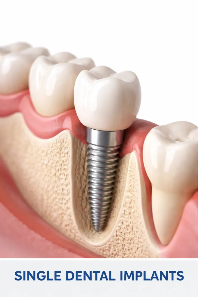 Single Dental Implants: A Complete Guide to Replacing One Tooth 4 single dental implants