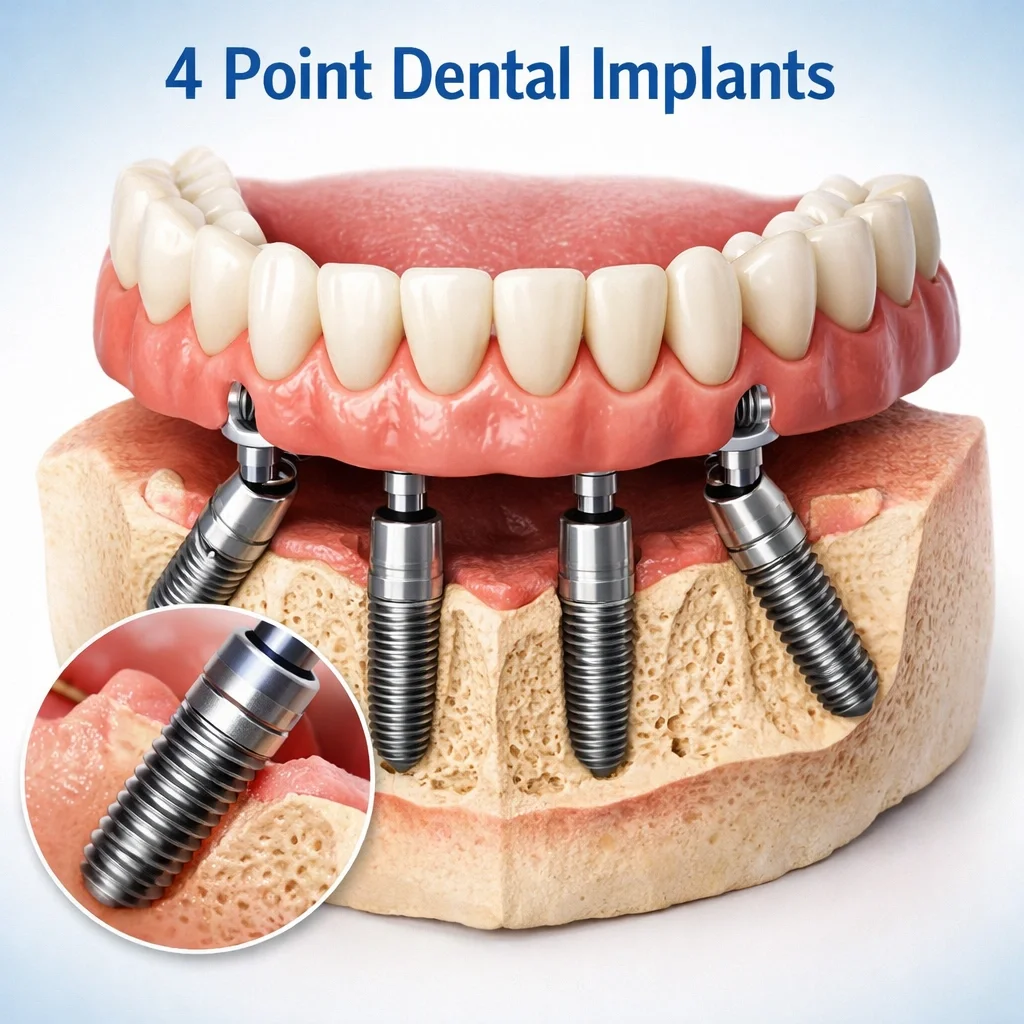 4 Point Dental Implants: A Complete Guide for Patients 5 4 point dental implants