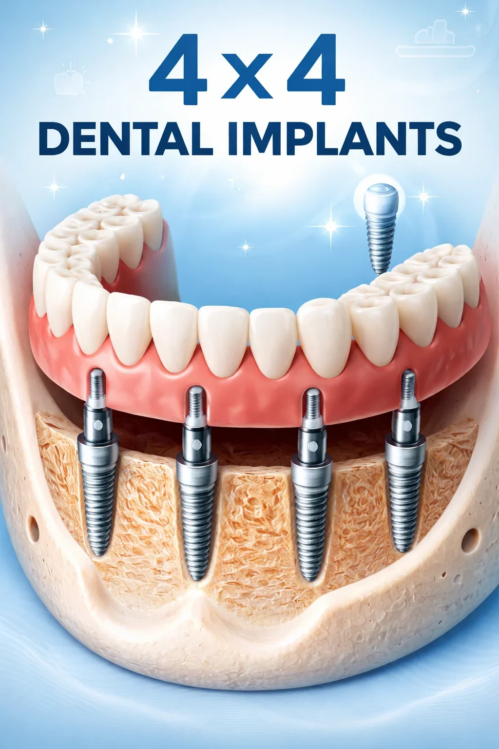 4 x 4 Dental Implants: A Complete Guide for Full-Arch Restoration 5 4 x 4 dental implants