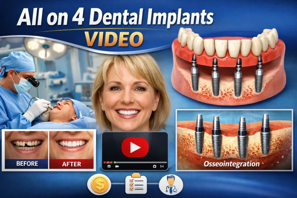 All on 4 Dental Implants Video 4 all on 4 dental implants video