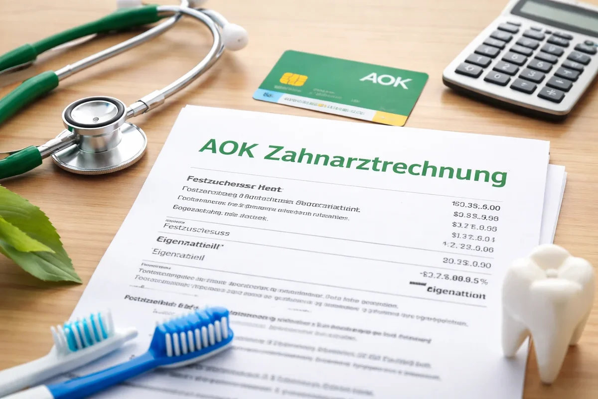 aok zahnarztrechnung