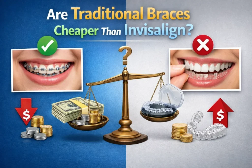 Are Traditional Braces Cheaper Than Invisalign? 4 are traditional braces cheaper than invisalign