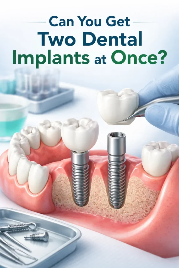 Can You Get Two Dental Implants at Once? 4 can you get two dental implants at once