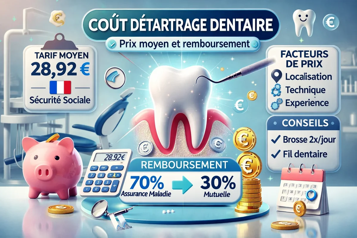 Coût détartrage dentaire : ce qu’il faut savoir 5 coût détartrage dentaire