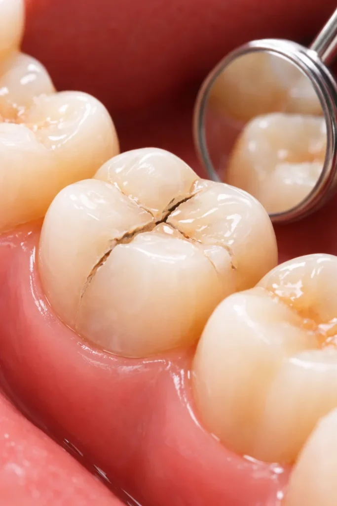 Cracked Crown Tooth: Causes, Symptoms, and Solutions 4 cracked crown tooth