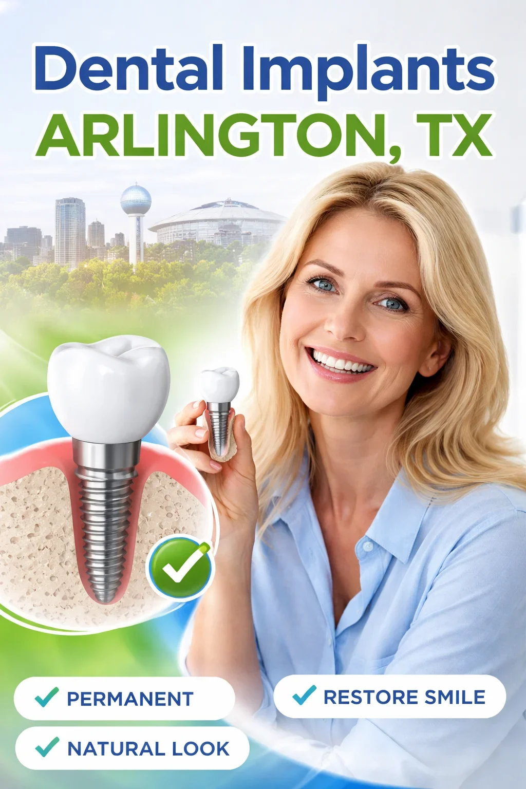 Dental Implants Arlington TX 5 dental implants arlington tx