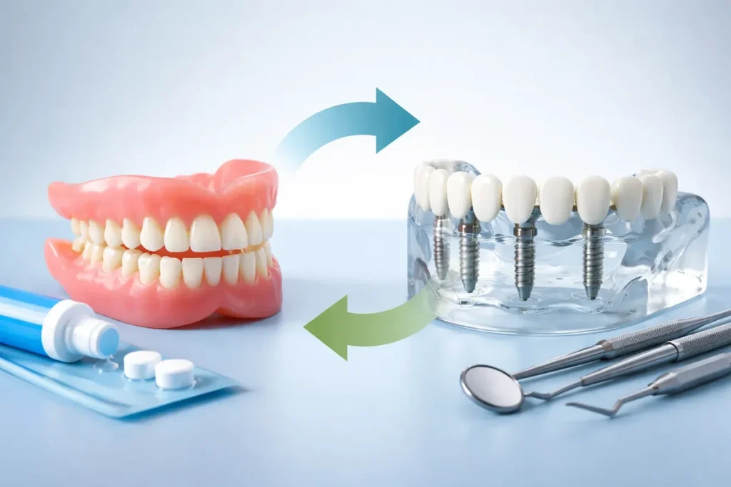 Dental Implants to Replace Dentures: A Complete Guide for Lasting Comfort 4 dental implants to replace dentures