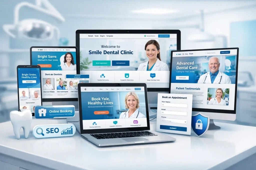 Dentist Website Templates 4 dentist website templates