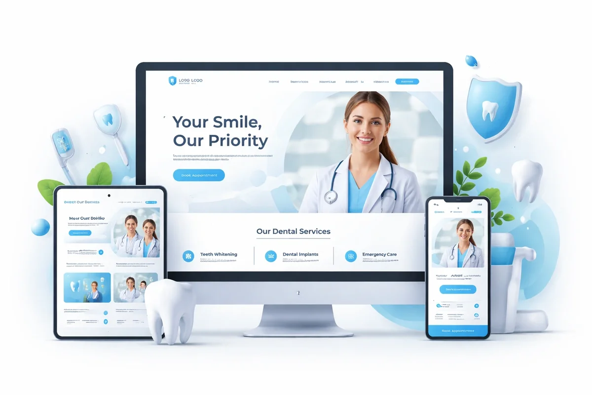 Dentist Website Theme 5 dentist website theme