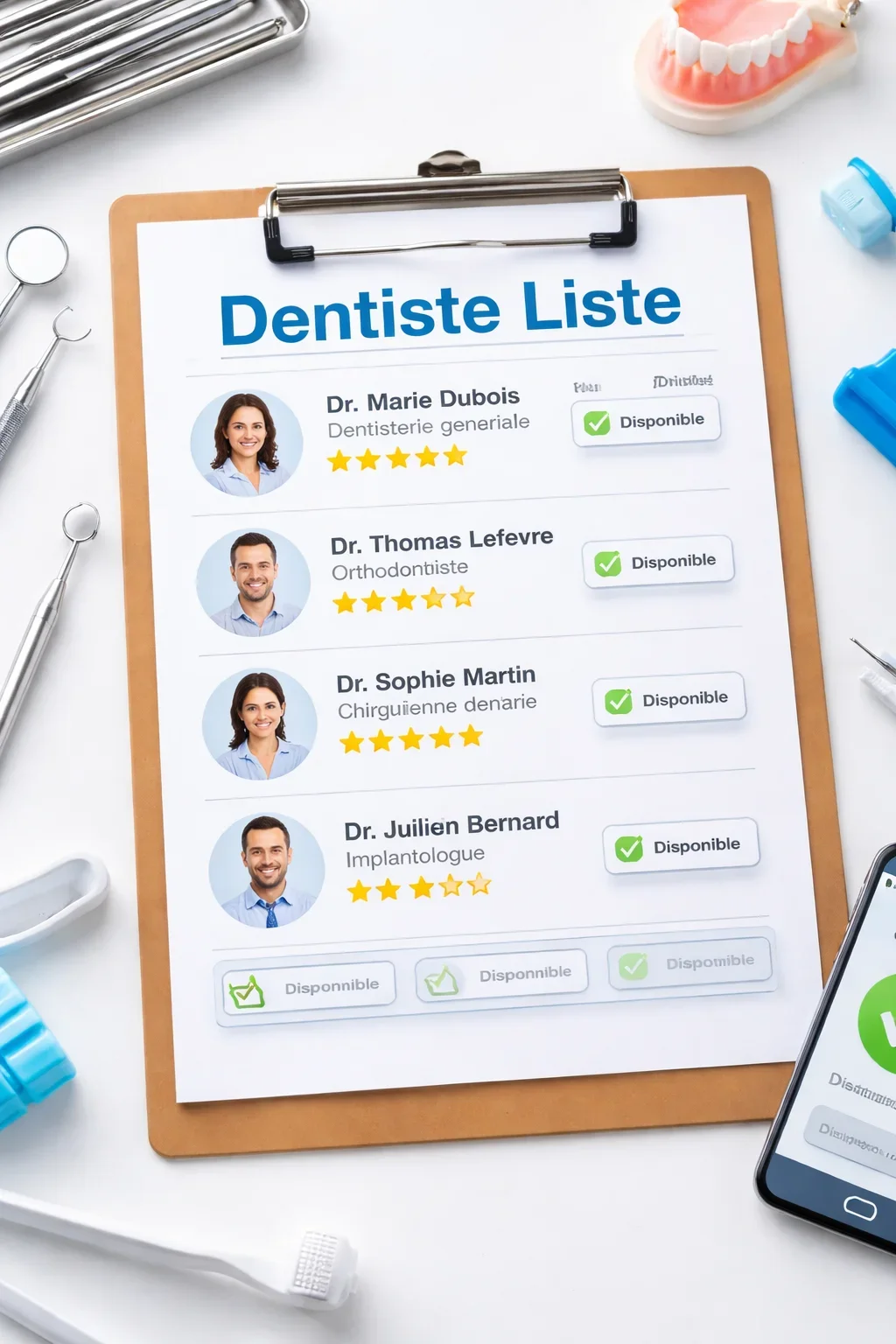Liste de dentistes : le guide complet pour bien choisir 5 dentiste liste