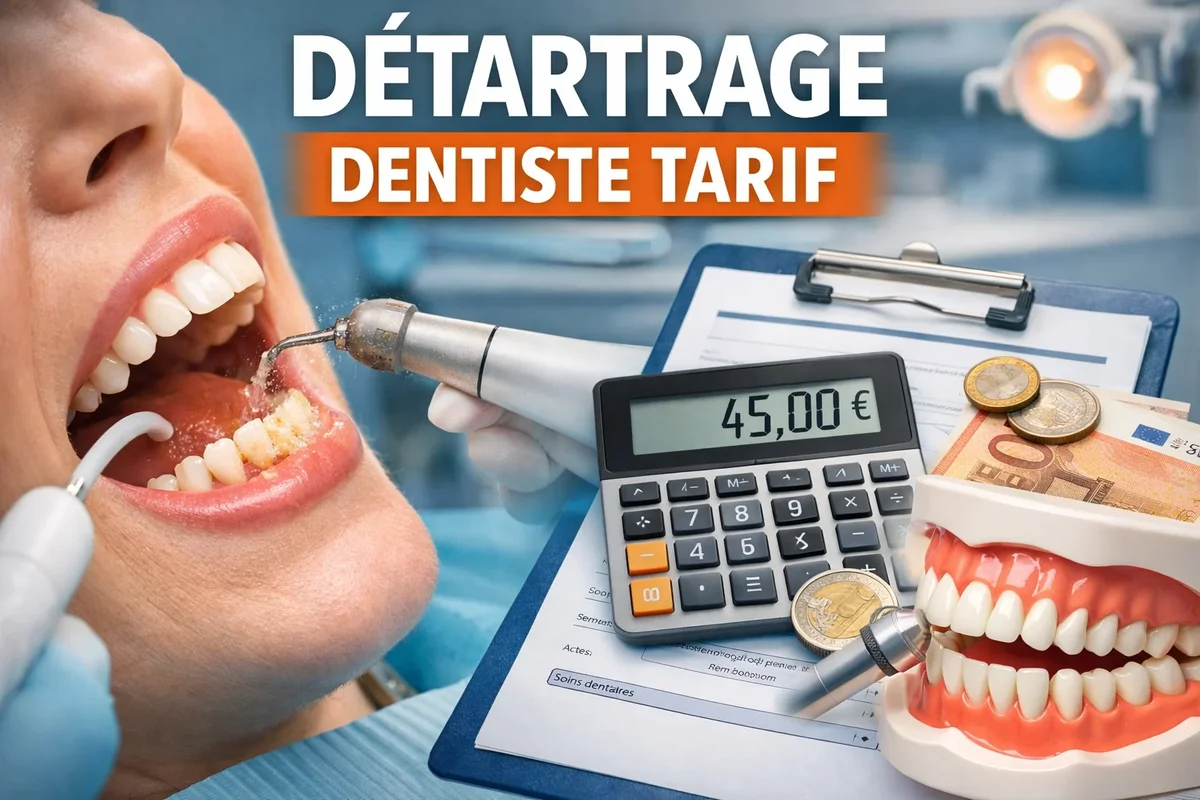 Detartrage dentiste tarif : guide complet des prix et remboursements en 2026 5 detartrage dentiste tarif