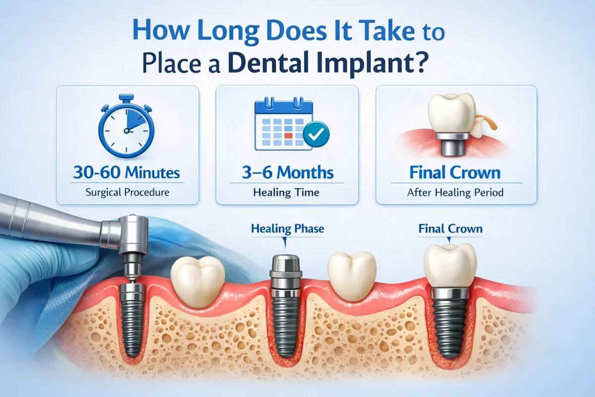 How Long Does It Take to Place a Dental Implant?