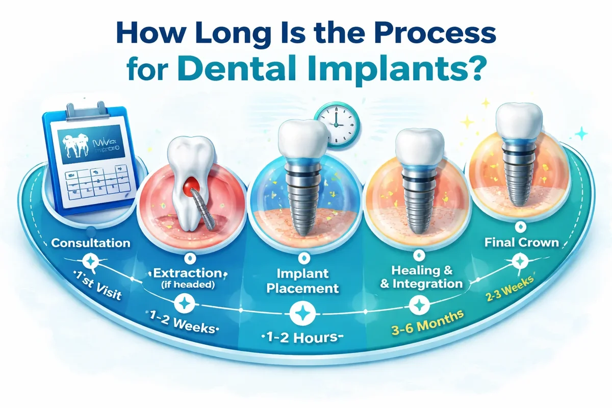 How Long Is the Process for Dental Implants? 5 how long is the process for dental implants