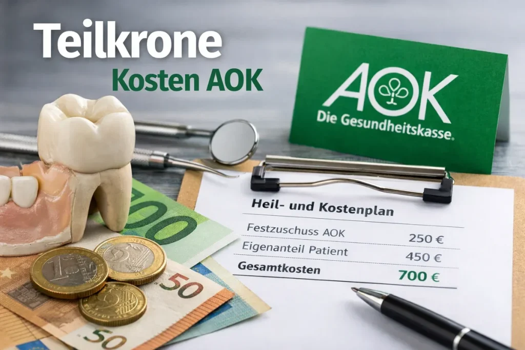 teilkrone kosten aok: Leistungen, Preise und Erstattung im Überblick 4 teilkrone kosten aok