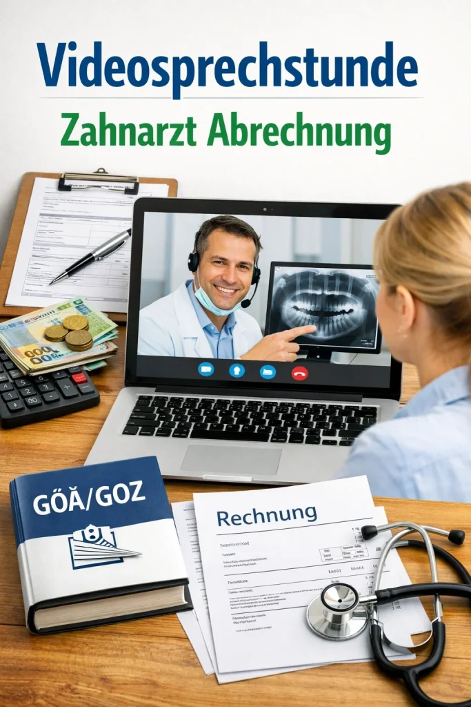 Videosprechstunde Zahnarzt Abrechnung – verständlich erklärt 4 videosprechstunde zahnarzt abrechnung