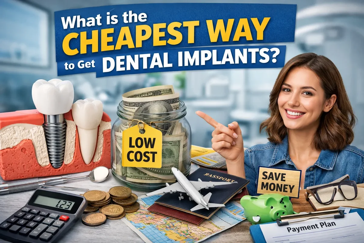 what is the cheapest way to get dental implants