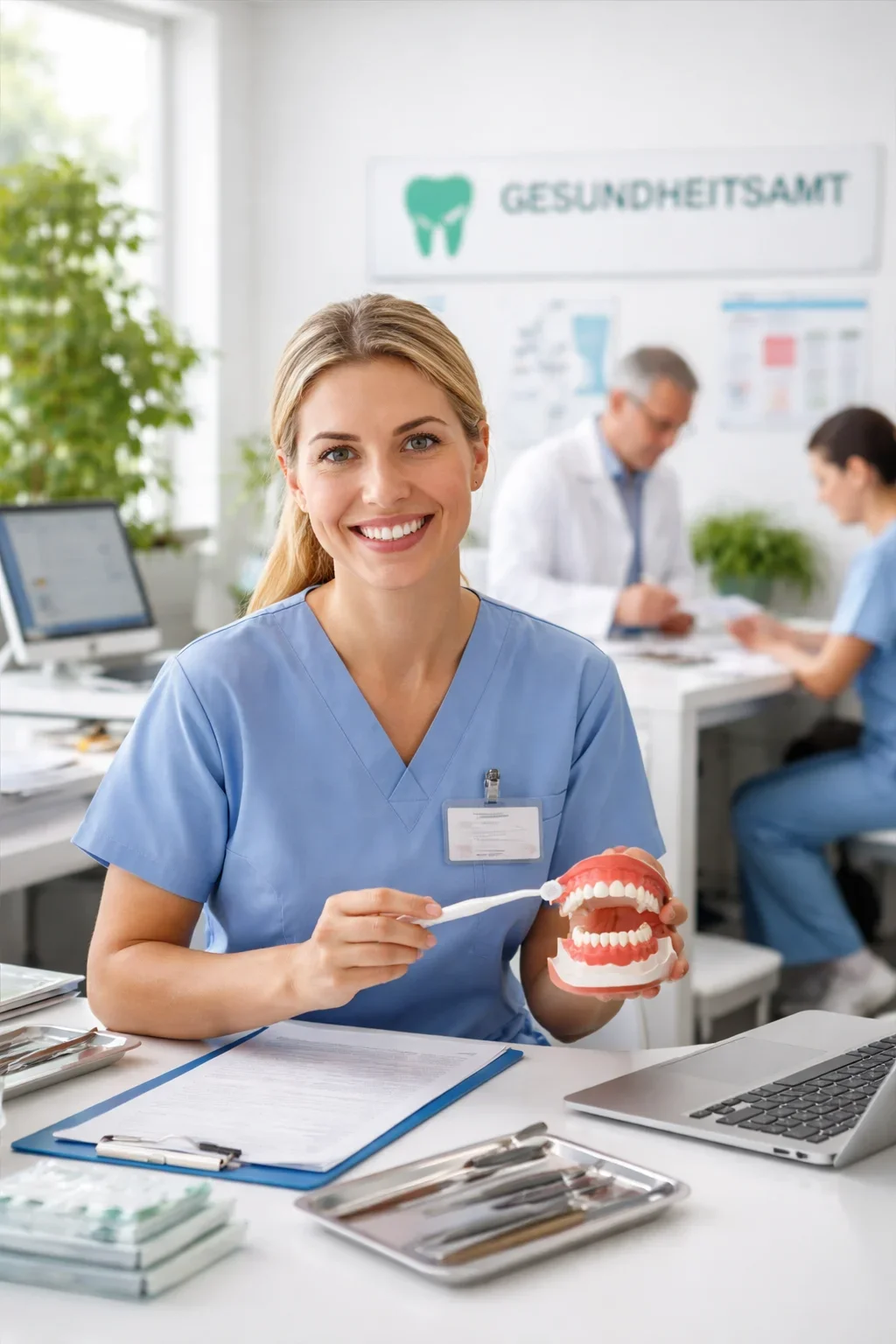 zahnarzthelferin beim gesundheitsamt