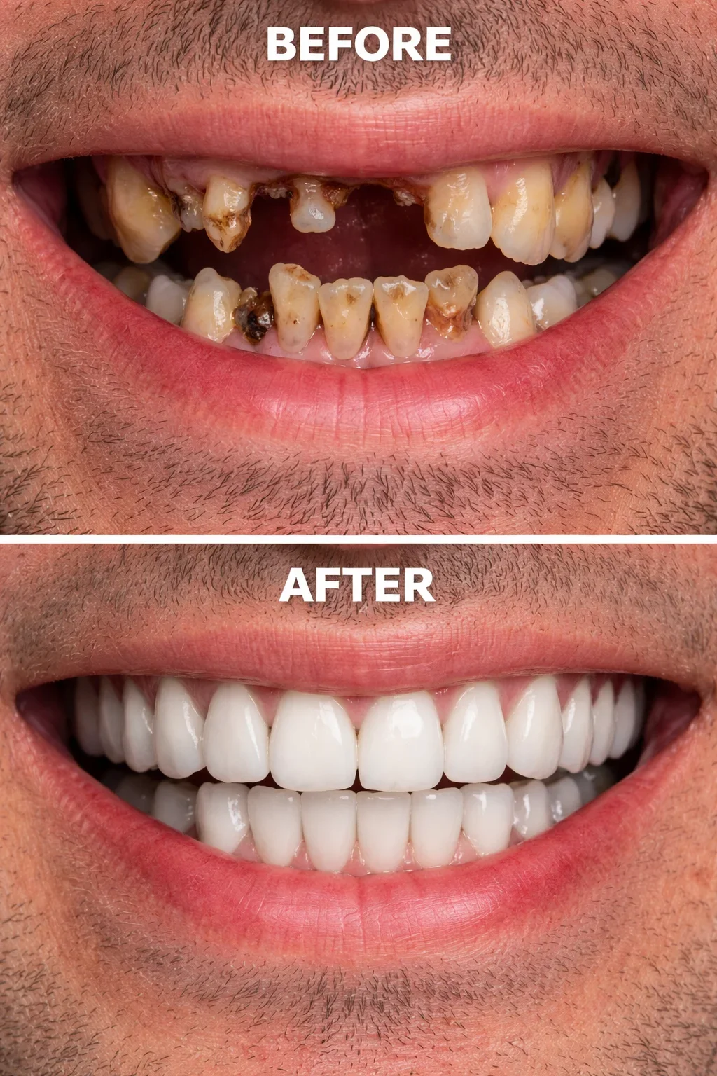 Before and After All on 4 Dental Implants: 9 Stunning Transformations 5 before and after all on 4 dental implants