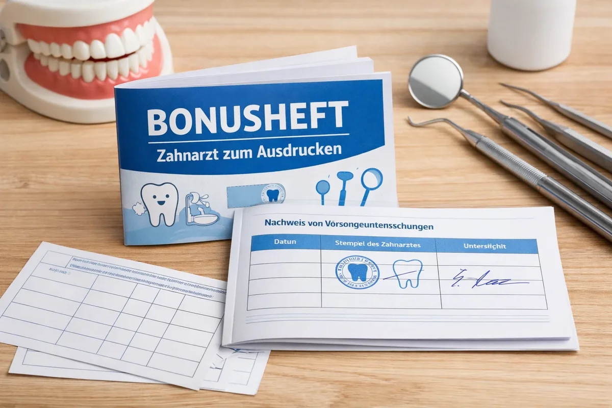 Bonusheft Zahnarzt zum Ausdrucken: Der komplette Leitfaden für Patienten 5 bonusheft zahnarzt zum ausdrucken