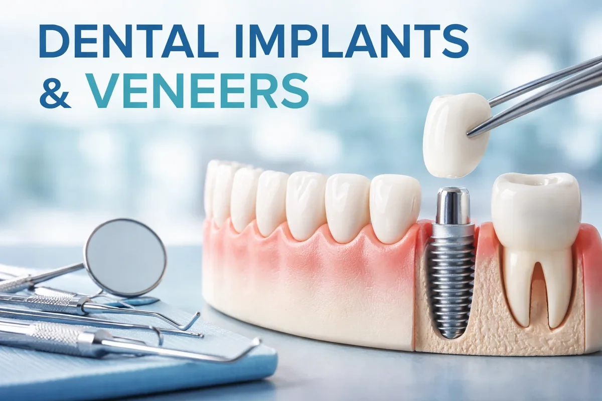 Dental Implants and Veneers: Complete Guide to Restoring Your Smile 5 dental implants and veneers