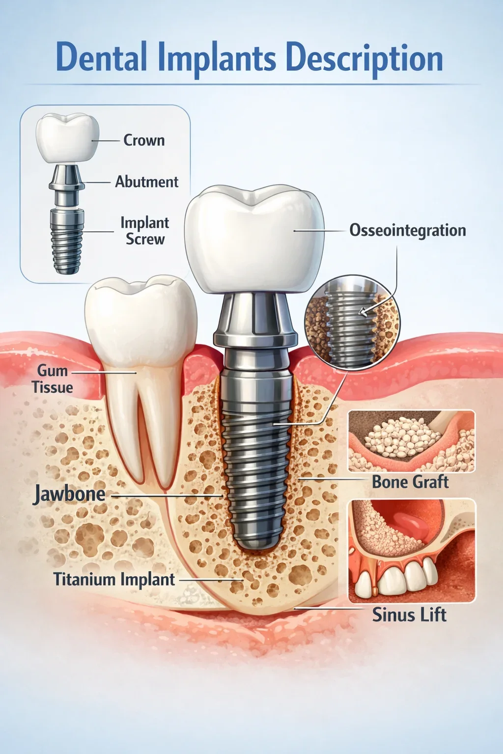 Dental Implants Description: Everything You Need to Know 5 dental implants description
