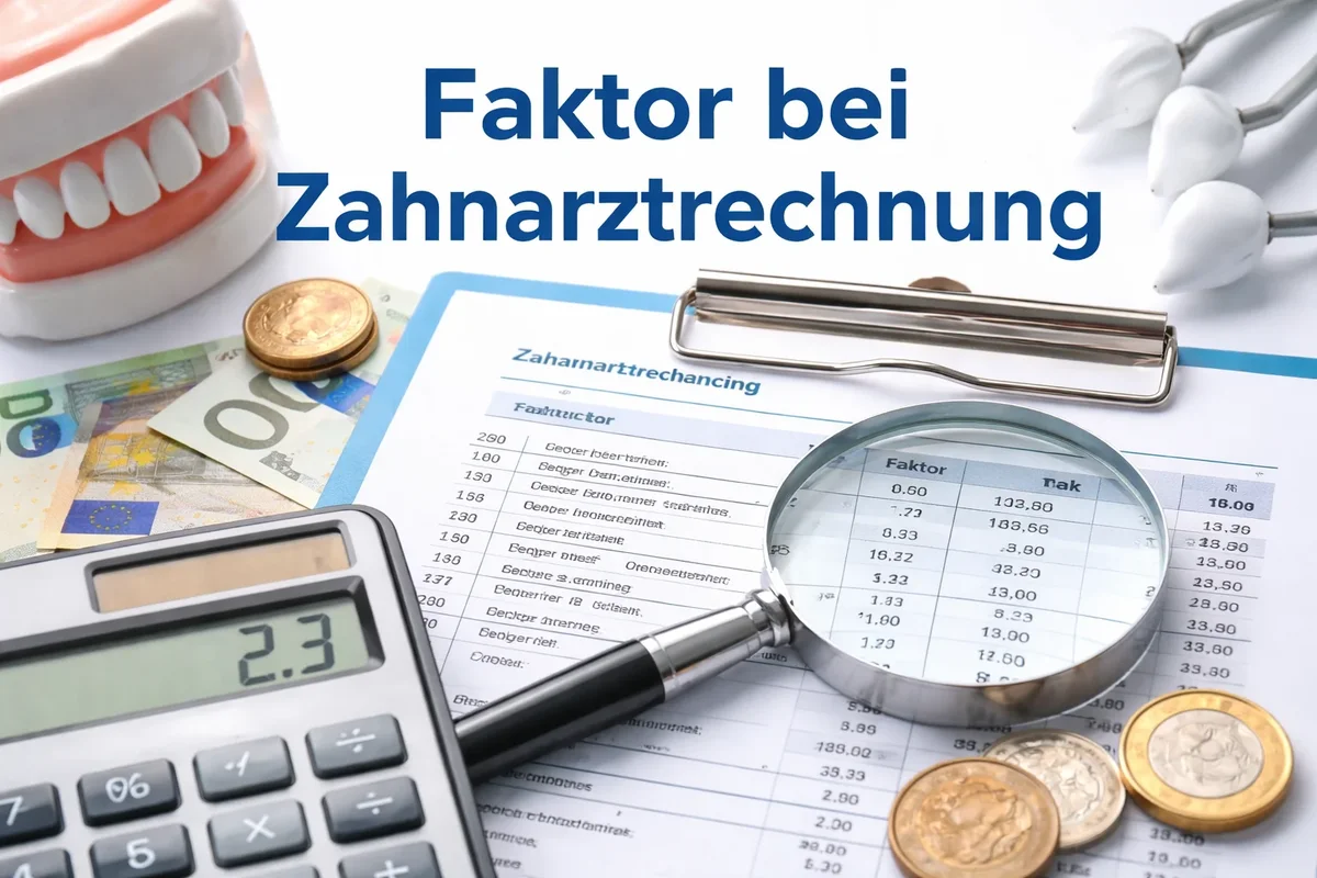 Faktor bei Zahnarztrechnung: Was bedeutet er wirklich? 5 faktor bei zahnarztrechnung