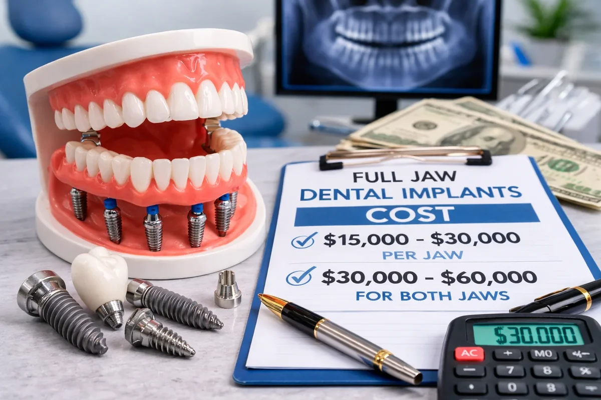 Full Jaw Dental Implants Cost: Complete 2026 Guide 5 full jaw dental implants cost