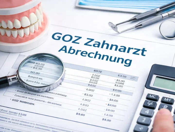 goz zahnarzt abrechnung