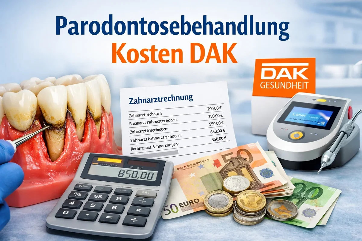 Parodontosebehandlung Kosten DAK: 9 wichtige Fakten 5 parodontosebehandlung kosten dak