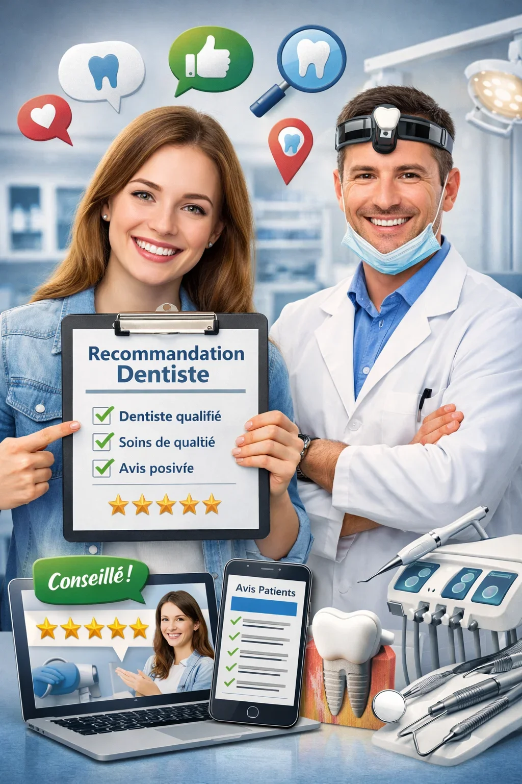 Recommandation dentiste : le guide complet pour bien choisir 5 recommandation dentiste