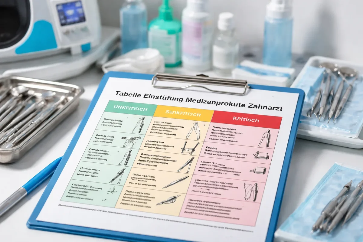 Tabelle Einstufung Medizinprodukte Zahnarzt – Praxisleitfaden für Sicherheit und Rechtssicherheit 5 tabelle einstufung medizinprodukte zahnarzt