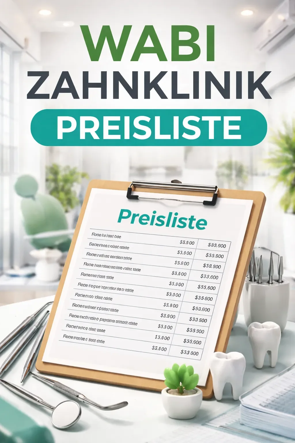 wabi zahnklinik preisliste: Alle Kosten im Überblick 5 wabi zahnklinik preisliste