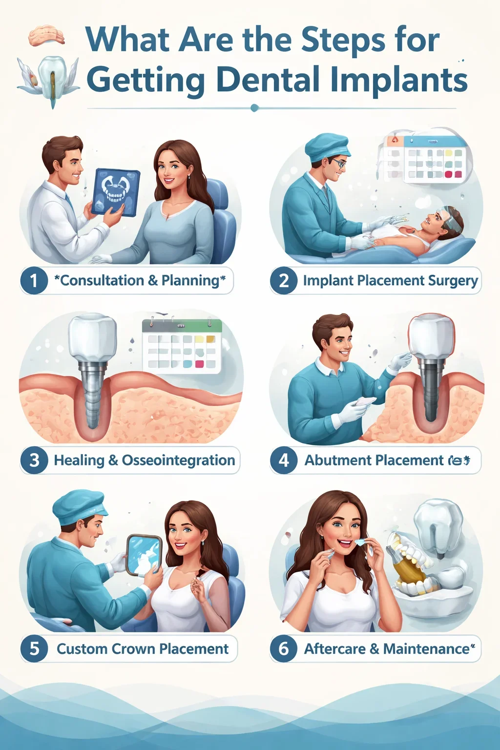What Are the Steps for Getting Dental Implants 5 what are the steps for getting dental implants