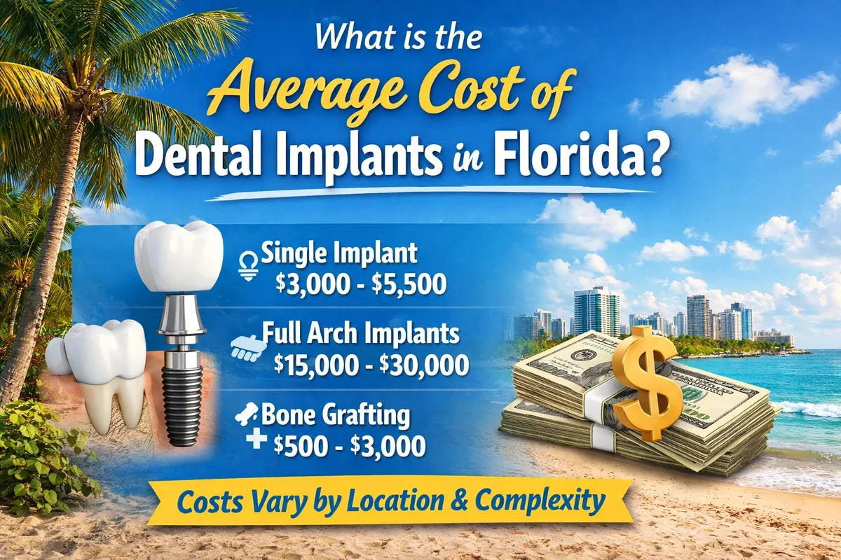 What Is the Average Cost of Dental Implants in Florida 5 what is the average cost of dental implants in florida