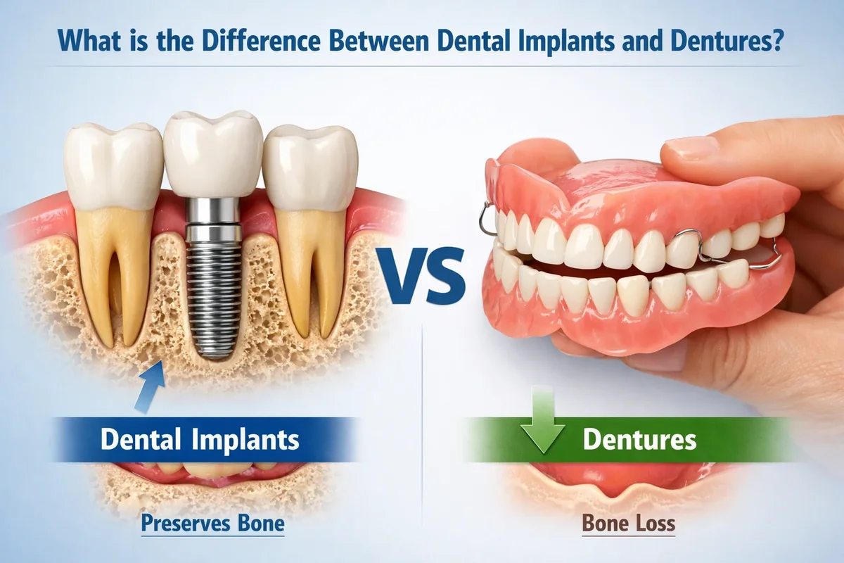 What Is the Difference Between Dental Implants and Dentures 5 what is the difference between dental implants and dentures