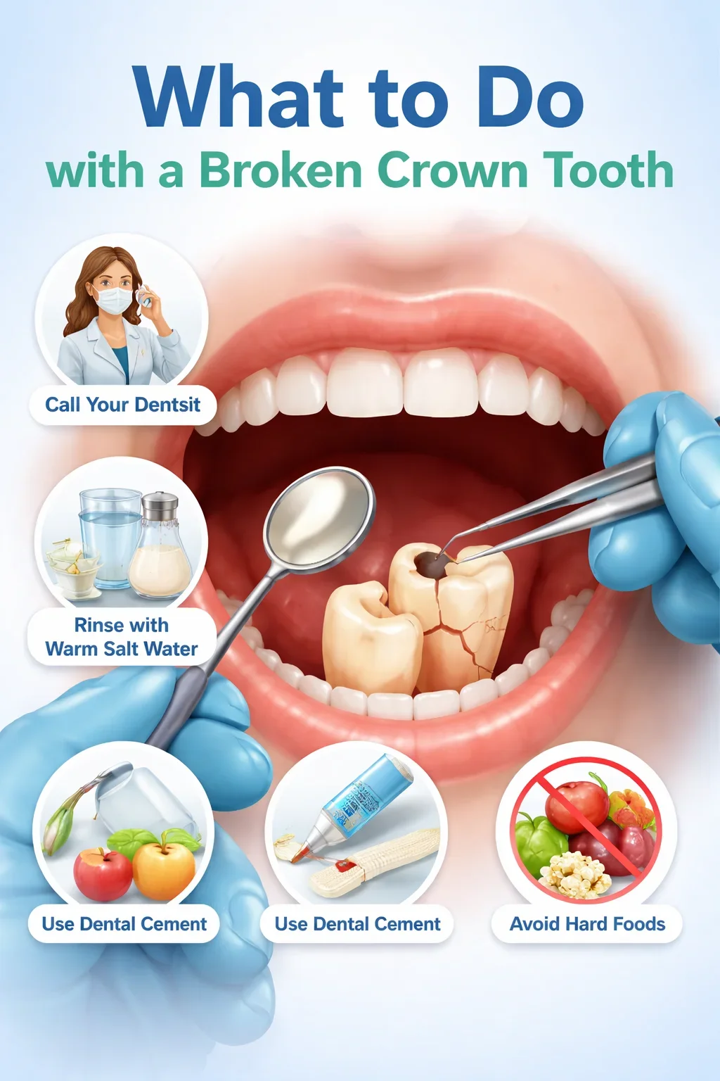What to Do With a Broken Crown Tooth: Complete Emergency Guide 5 what to do with a broken crown tooth