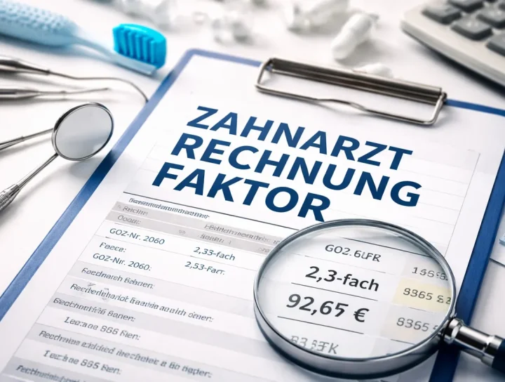 Zahnarzt Rechnung Faktor einfach erklärt 4 zahnarzt rechnung faktor
