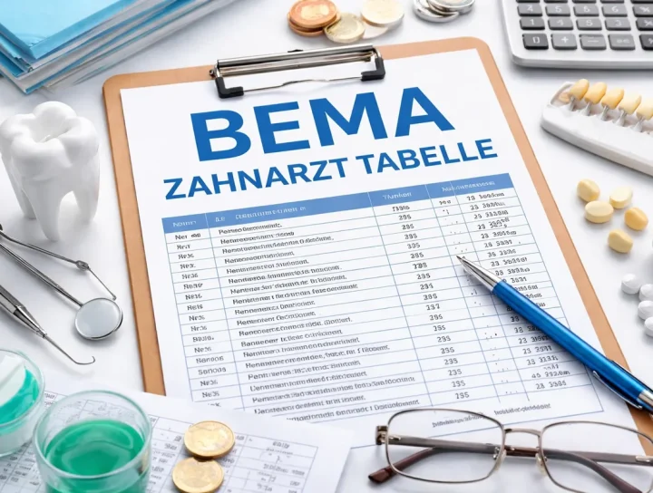 BEMA Zahnarzt Tabelle einfach erklärt 4 bema zahnarzt tabelle