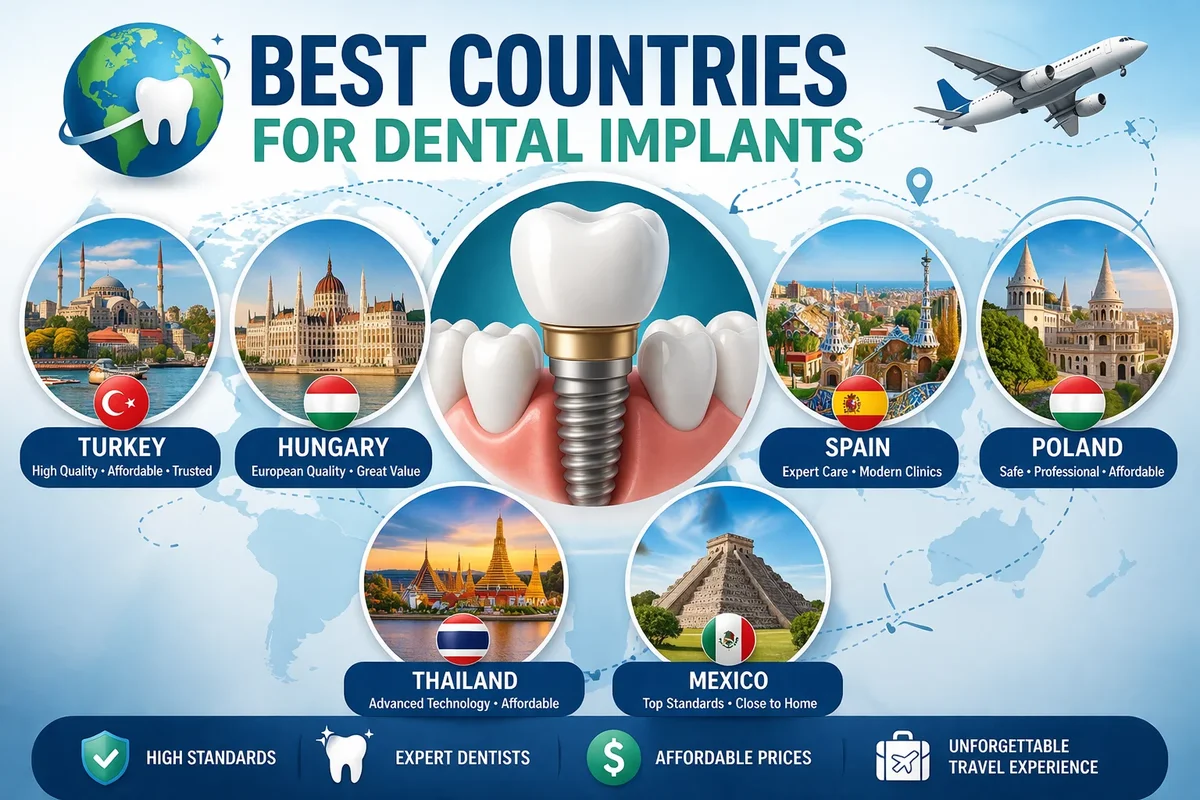 Best Countries for Dental Implants 5 best countries for dental implants