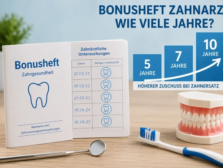 bonusheft zahnarzt wie viele jahre