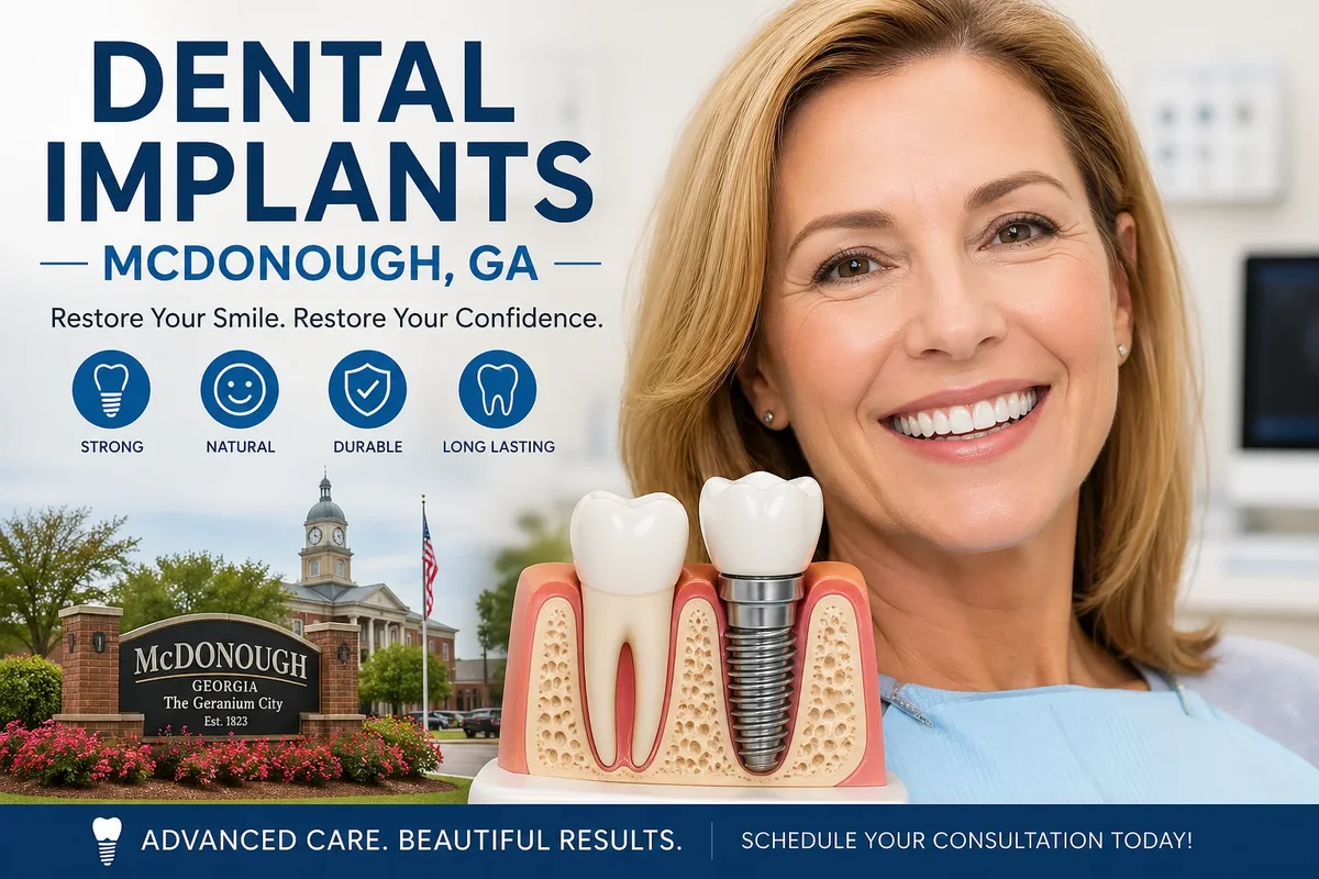 Dental Implants McDonough GA: Complete Smile Guide 5 dental implants mcdonough ga