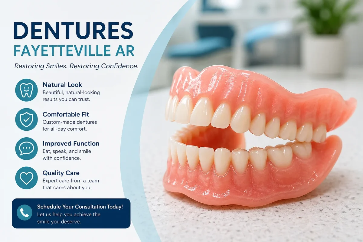 Dentures Fayetteville AR: 9 Essential Facts for Patients 5 dentures fayetteville ar
