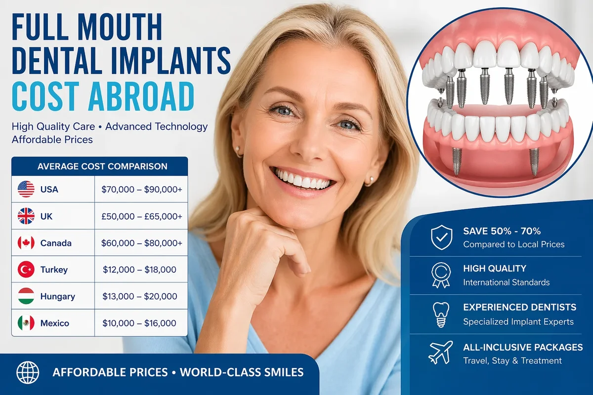 Full Mouth Dental Implants Cost Abroad: 2026 Guide 5 full mouth dental implants cost abroad