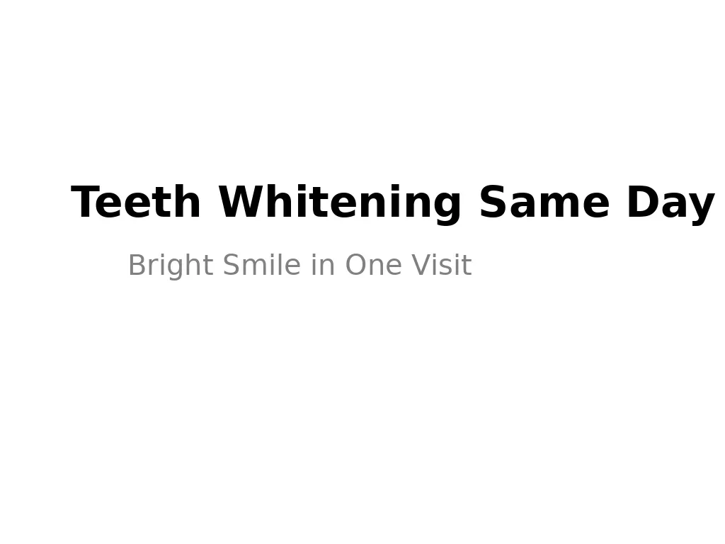 Teeth Whitening Same Day: Fast, Safe, and Effective Results 5 teeth whitening same day