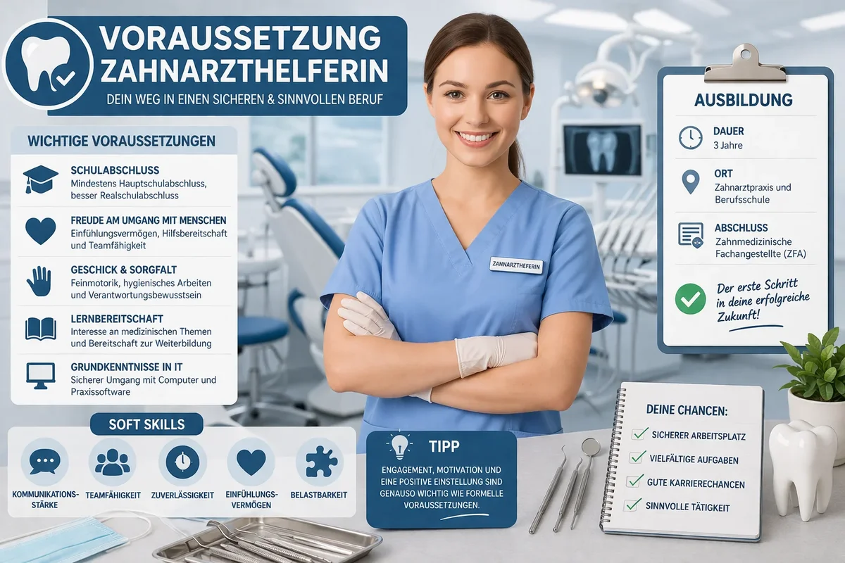 Voraussetzung Zahnarzthelferin: Der komplette Überblick 5 voraussetzung zahnarzthelferin