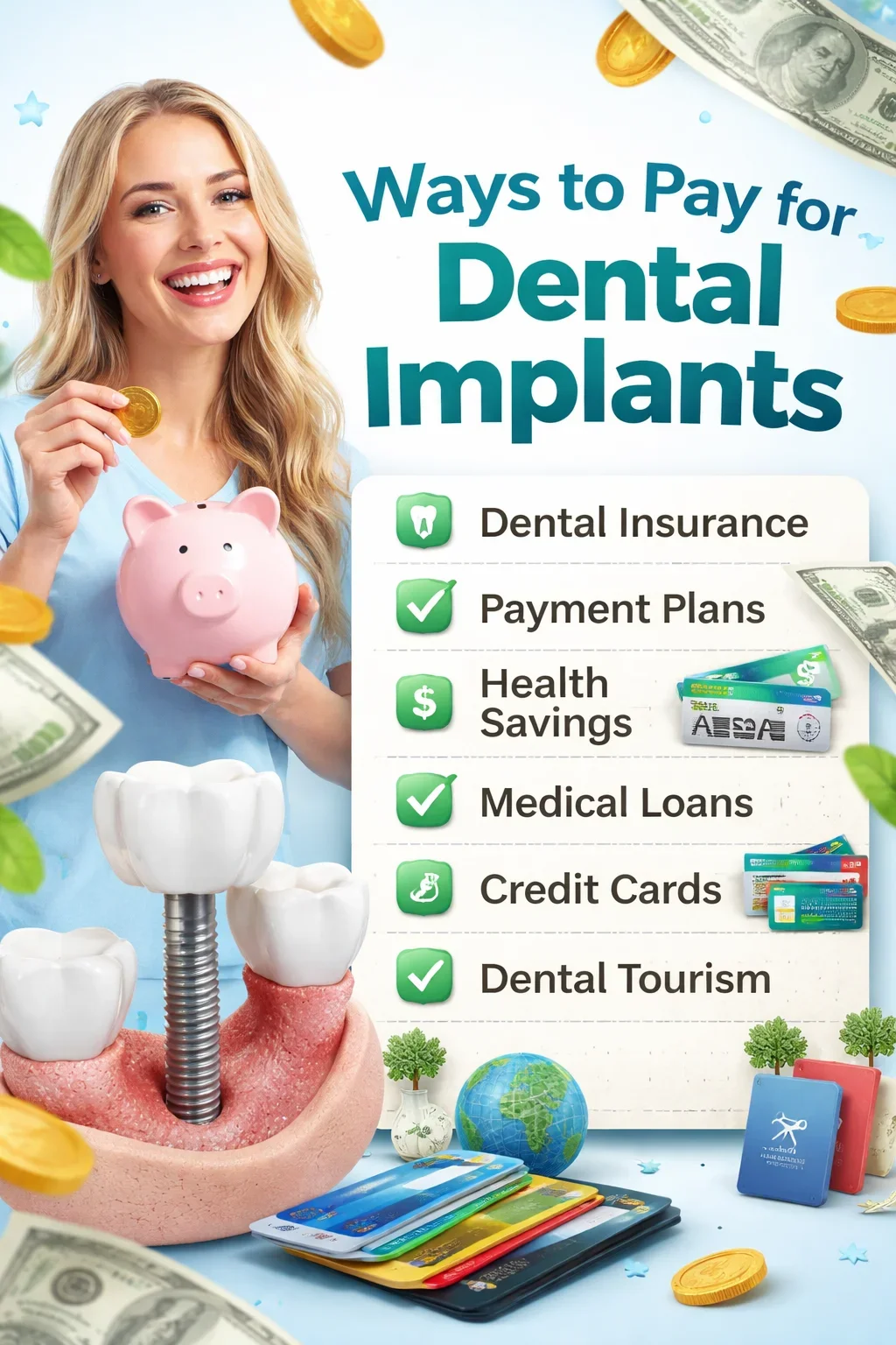 Ways to Pay for Dental Implants 5 ways to pay for dental implants
