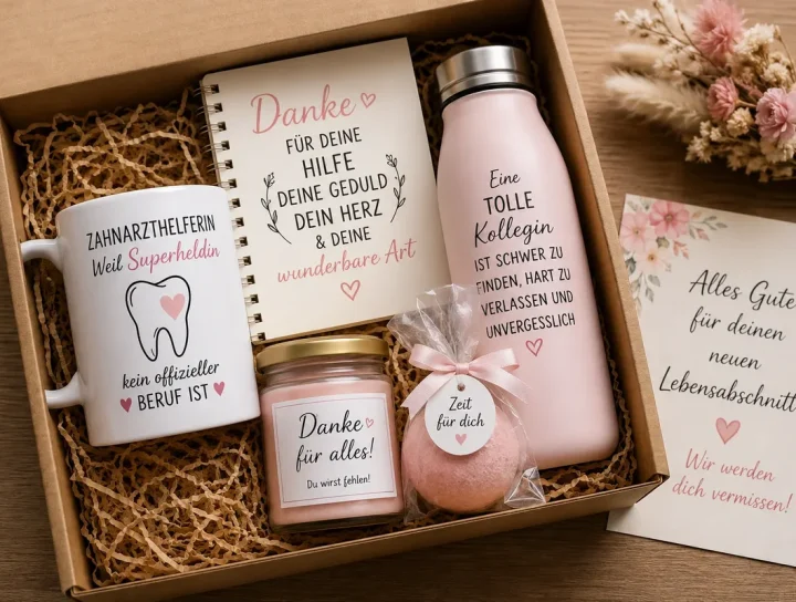 abschiedsgeschenk zahnarzthelferin