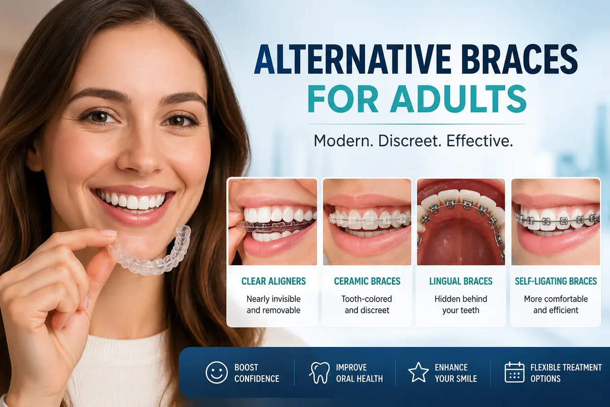 Alternative Braces for Adults: Modern Options for a Straighter Smile 5 alternative braces for adults